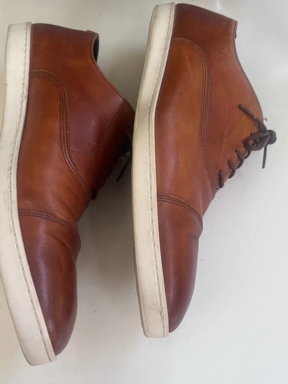 Allen Edmonds Park Avenue Sz 10D Cap Toe Casual Dress Shoe Sneaker Brown Leather